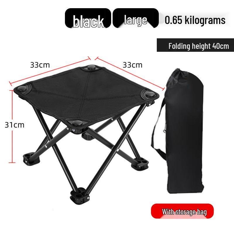 Portable Outdoor Folding Chair for Fishing, Camping, BBQ, Home Use, Kids, and Art Sketching