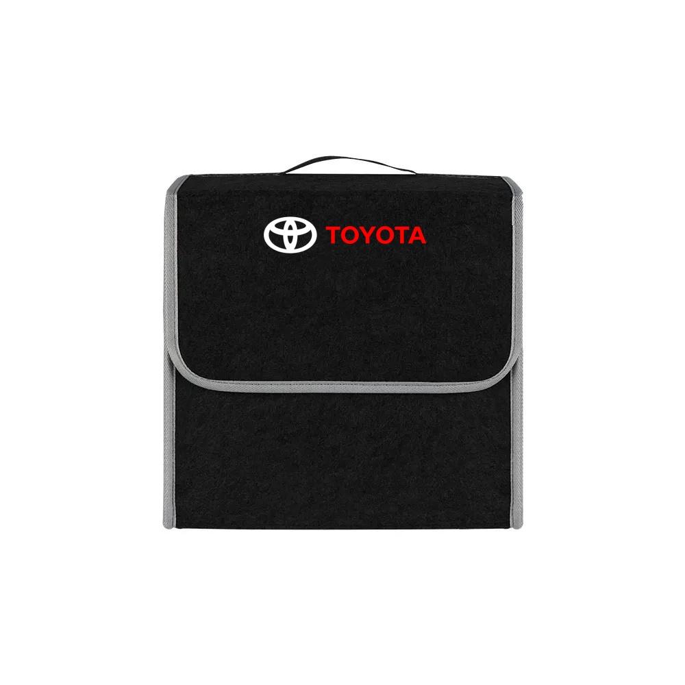 

Car sticker For Toyota Corolla Camry RAV4 Yaris Hilux Prius PRODA Trunk Storage Box Foldable Felt Organizer Stowing Tidying Box