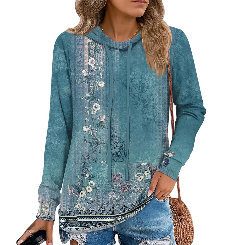 Womens Pullover Hoodies Teen Girls Fashion Hooded Sweatshirt Womans Fall Tunic Top
