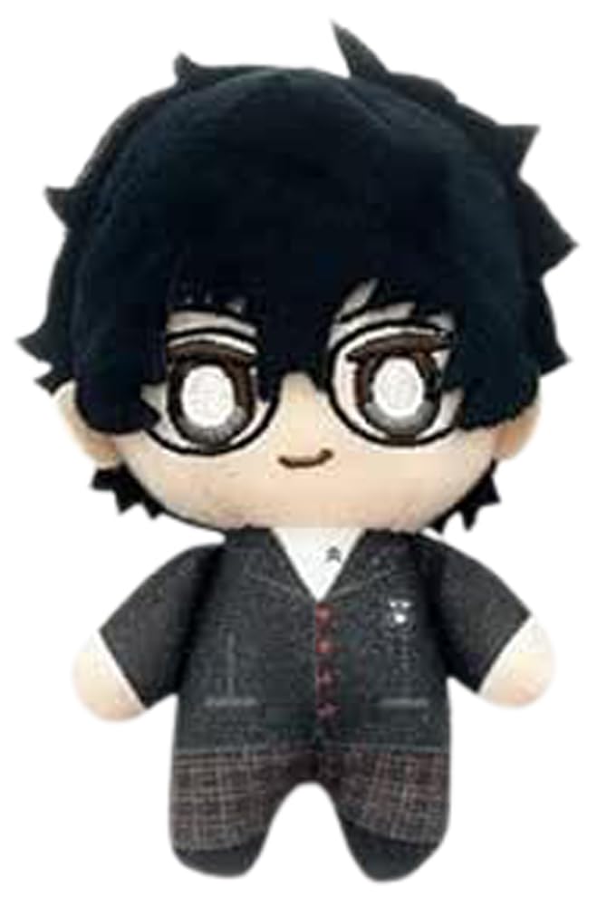 Persona 5 Protagonist Ren Amamiya Joker Plush P5 Persona 25th PERSONA 5 THE ROYAL P5R Royal Official Authentic Uniform Keychain, Anniversary,