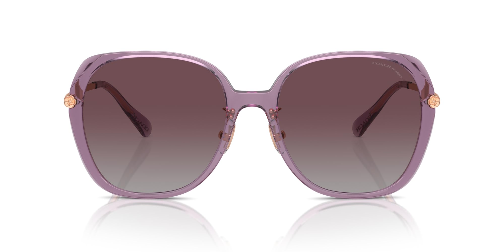 

Сонячні окуляри HC8403D CR636 ПРОЗОРО-ФІОЛЕТОВІ 59 [Coach] Жіночі