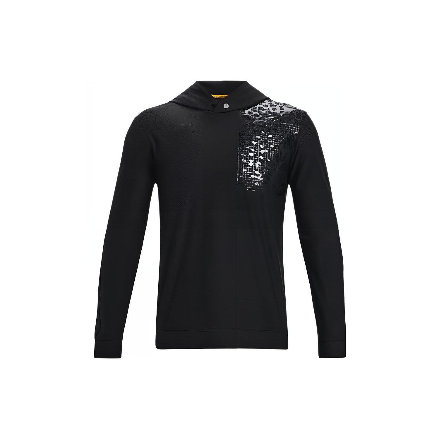 

Under Armour Однотонный пуловер с принтом абстрактного узора, мужская толстовка с капюшоном, черный 1373680-001 XL