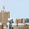 Candy Check Wallpaper White and Celadon for Living Room and Bedroom 50x1000