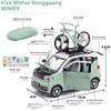 1:32 Wuling Hongguang Mini Alloy Car Diecast Model Sound and Light Pull Back Metal Toys Car Decoration Ornaments Children Toys