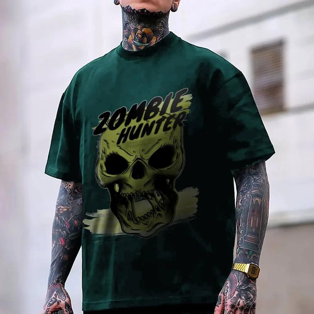 Men's Summer Quick-drying Sports Short-sleeved T-shirt Fashion Round Neck Breathable Casual Streetwear Loose Top XS-6XL Clothing