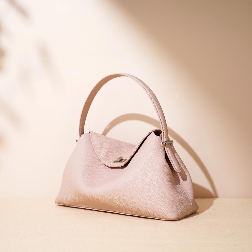 Versatile bag simple leather fashion spring handbag first layer cowhide new 2025 premium shoulder messenger bag