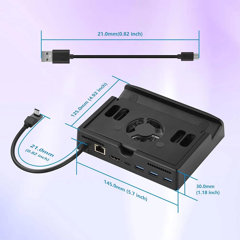 

Charging Dock Cooling Portable Charging Stand Charging Station for Switch 2 Game Console чорний