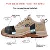 Men's Anti-Smash, Anti-Puncture Work Safety Shoes for Construction and Mines