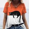 Fashion Streetwear Women Oversized T Shirt 3D Cat Print Summer Casual Short Sleeve Crew Neck Pullover Female Clothing