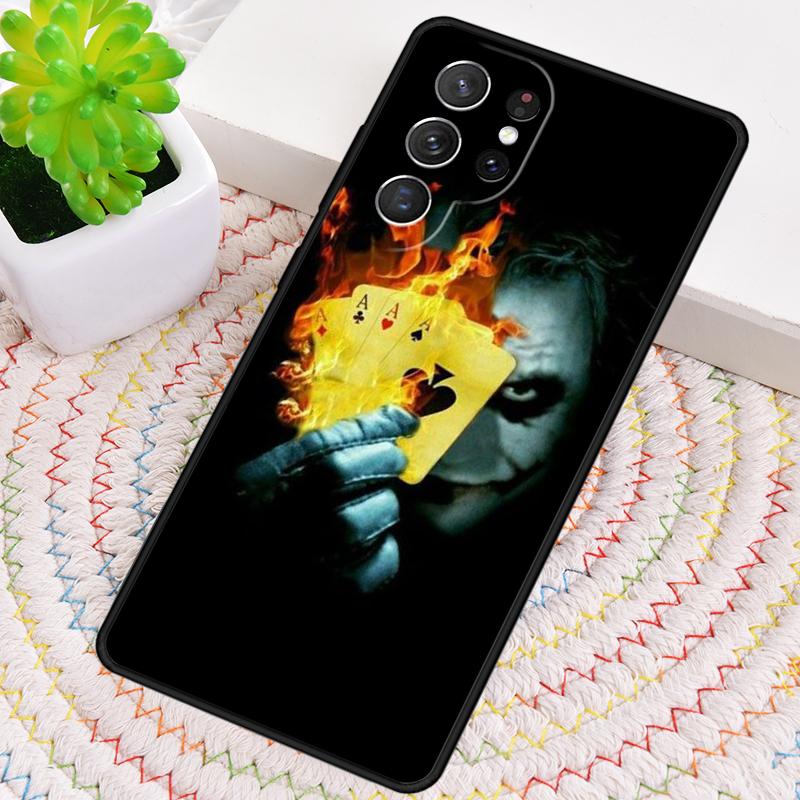 Mystery Poker Card Silicone Phone Case For Samsung Galaxy note 10 pro S26 S25 S24 S23 S22 S21 Plus S25Ultra Capa Cover