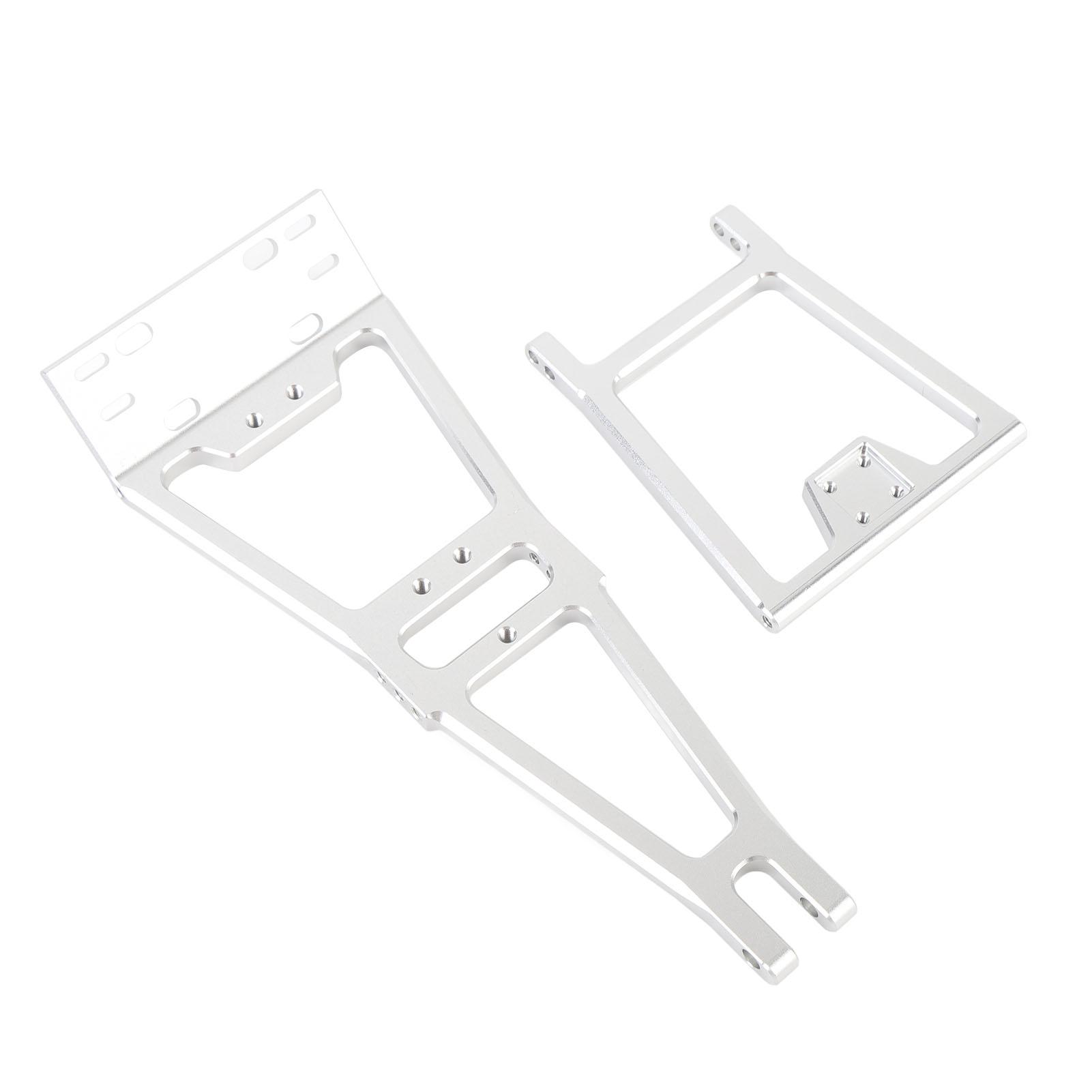 

RC Truck and Towing Build Kit Large Beam Rear Trailer Bracket Tow Truck Arm for 1 10 Scale Climbing Car Silver срібний