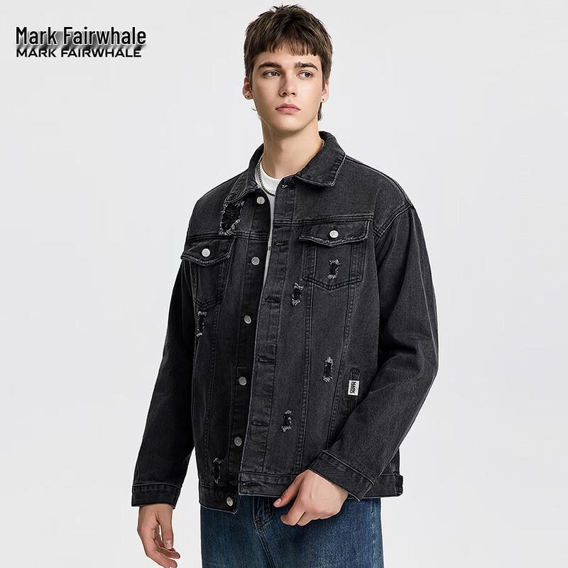 Mark Fairwhale Men's High Street Distressed Denim Jacket