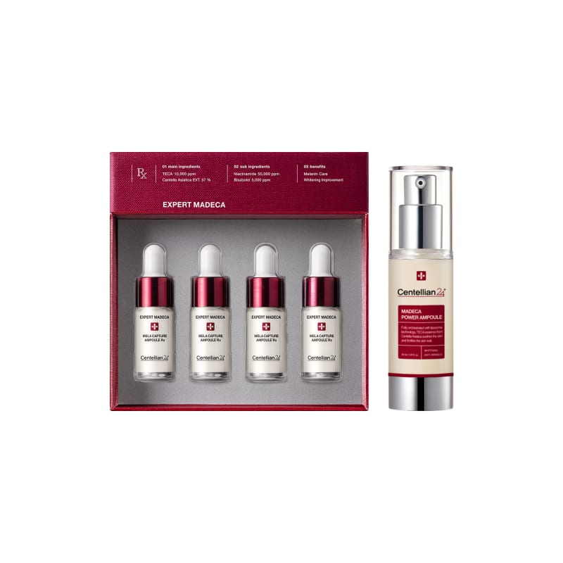 Expert Madeca Melacapture Ampoule RX 7ml X 4 + Madeca Power Ampoule 30ml