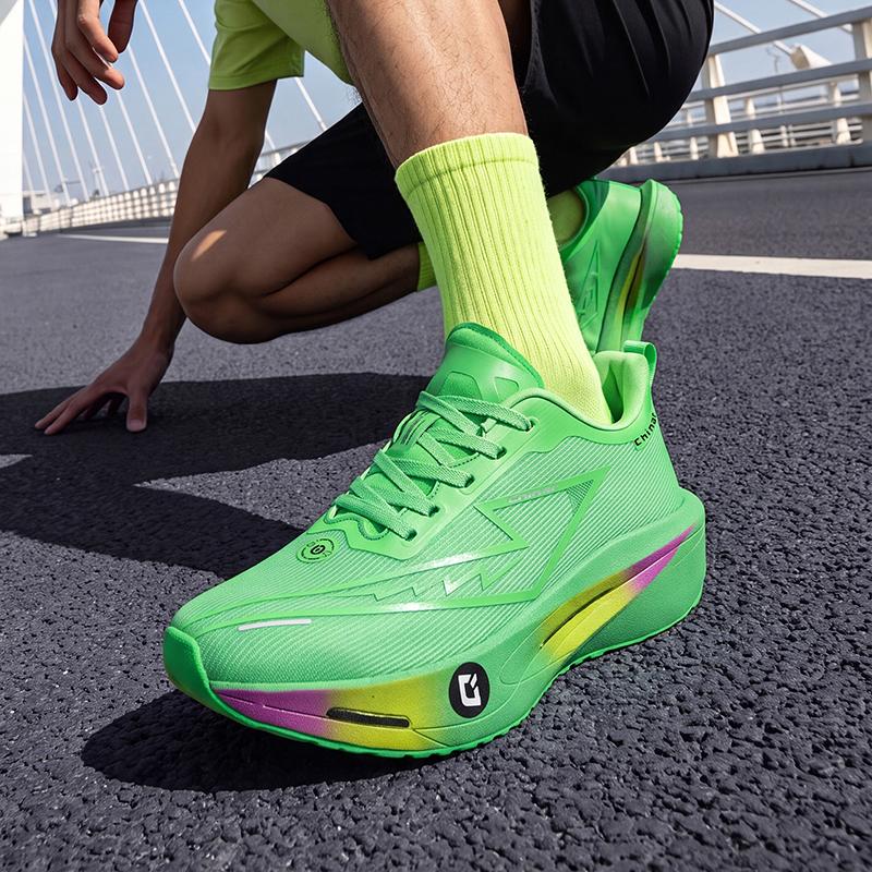 Running Shoes Carbon Board Speciality Marathon Men Sports Outdoor Breathable Lightweight Women's Comfortable Athletic Nonskid Casual Sneakers