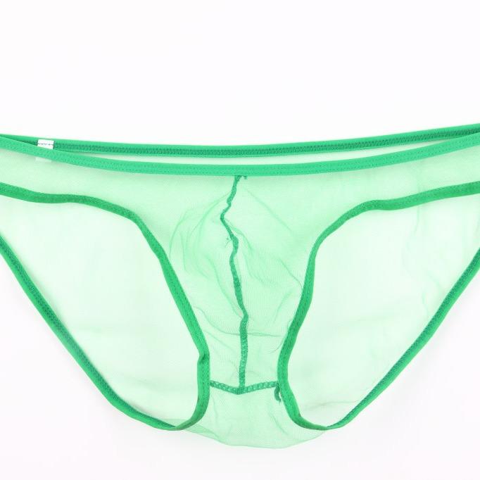 Slip bărbați din plasă cu talie joasă - Mărime mare C-034