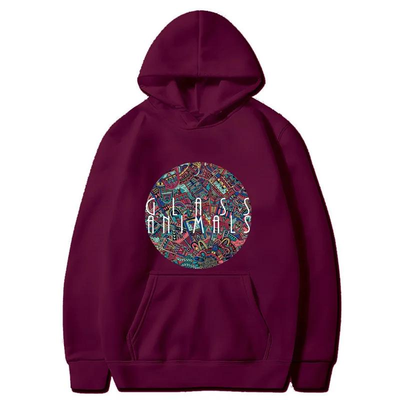 Autumn and WinterHoodies Glass Animal Fashion Men and Women Harajuku Street Long Sleeve Hoodies Sports Warm Top