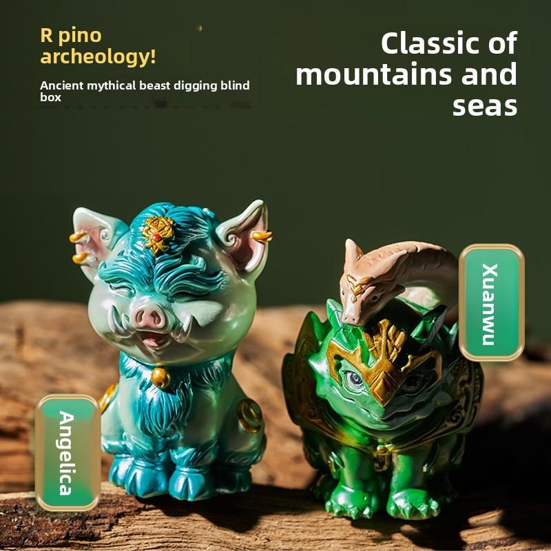 Of Classic Mountains And Rivers Mythical Creature Model Kids Gift Collectible