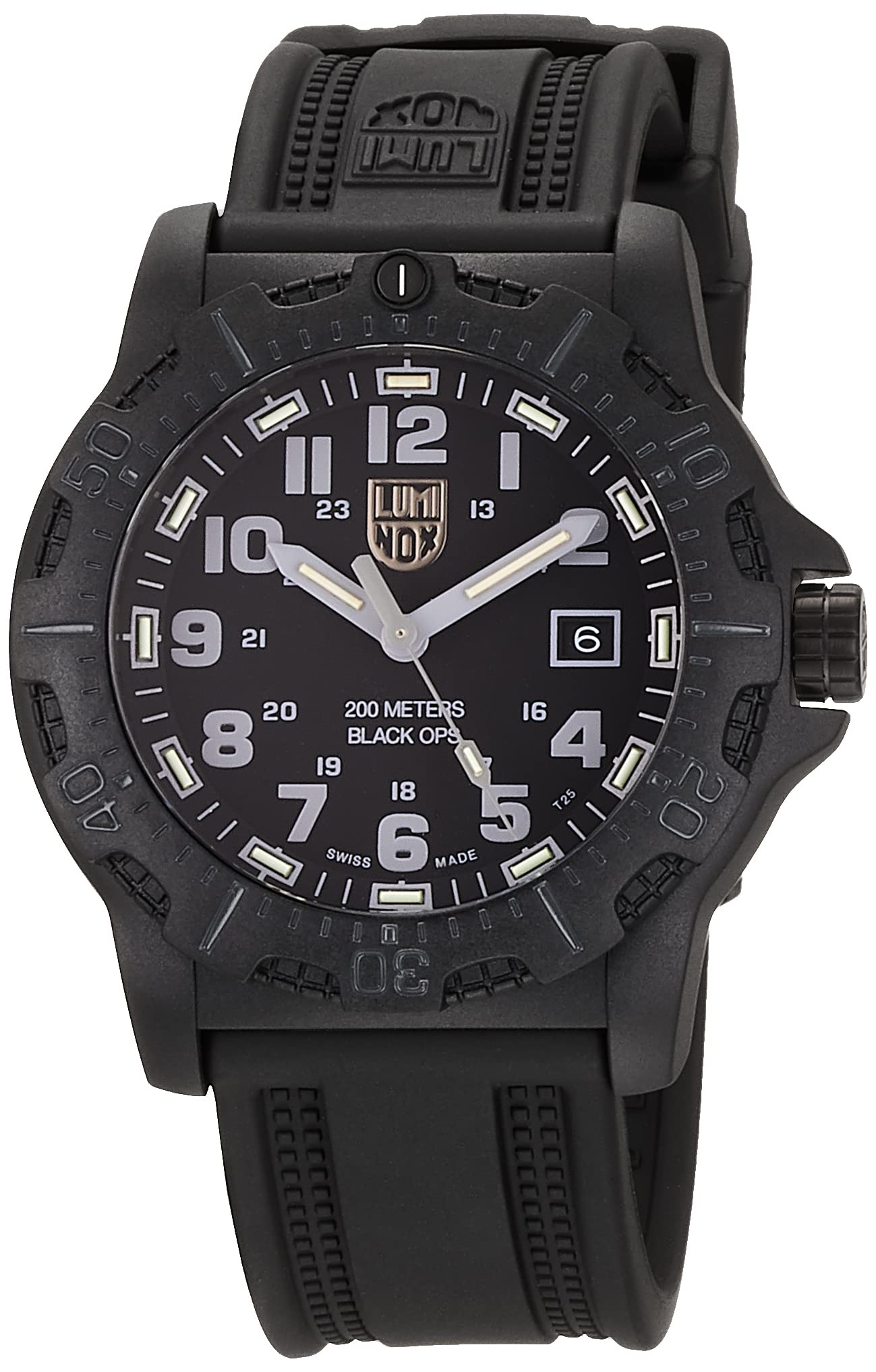 

Luminox 8880 Series Men s Black OPS Watch, Officially Imported, Black