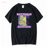 Butthole Surfers 1993 Camiseta de Concierto de Caucho Divertida Blanca de Algodón para Hombre manga larga o corta vintage Lavada Ligeramente