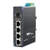 Huigu Industrial Gigabit Fiber Optic Transceiver Switch