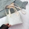 Fashion Water Bucket Shoulder Bag For Women Pu Material With Flower Embroidery