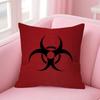 Movie Trror 28 Days Later Double-sided Printed pillow cover Short plush Suitable living rooms bedrooms sofas throw cushion cover