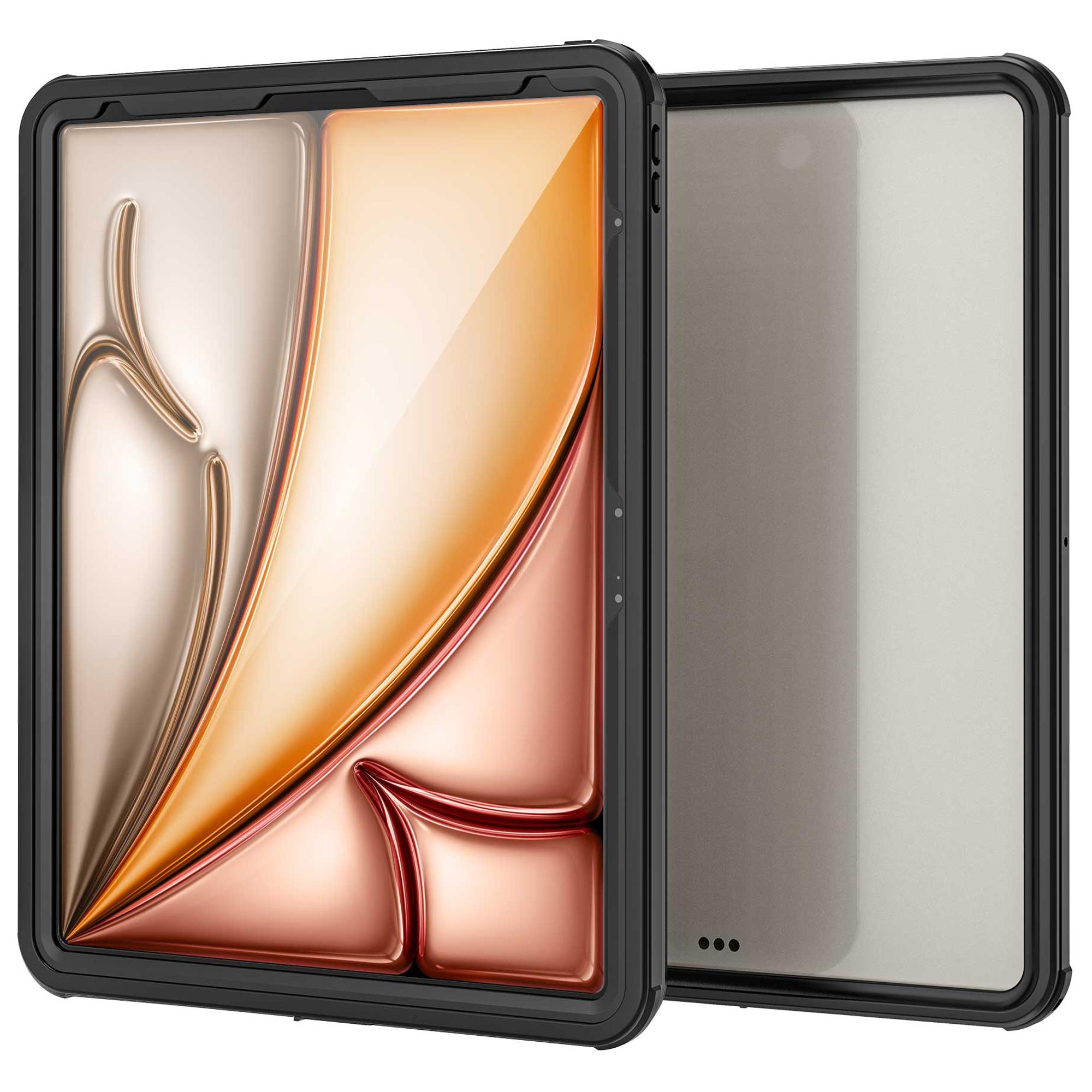 

Чехол для планшета FS PC+PET+TPU для iPad Air 13 (2025)/(2024)/Про 12,9 дюйма (2018) Водонепроницаемый чехол IP68 A