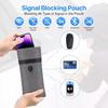 Signal Blocking Bag For Cell Phone Car Keys Remote Control Shielding Pouch Signal Blocking Case Privacy Protection