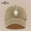 pc Everything is Fine Fried Cat Pattern Distressed Vintage Print Baseball Cap Sun Hat Comfortable Breathable Lightweight Trucke
