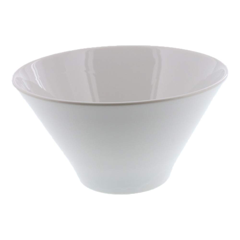Tableware East White Trapezoid Japanese Rice Noodle Large Salad Bowl Multi-Bowl (Medium) - Dinnerware, Bowl, Bowl, Bowl,