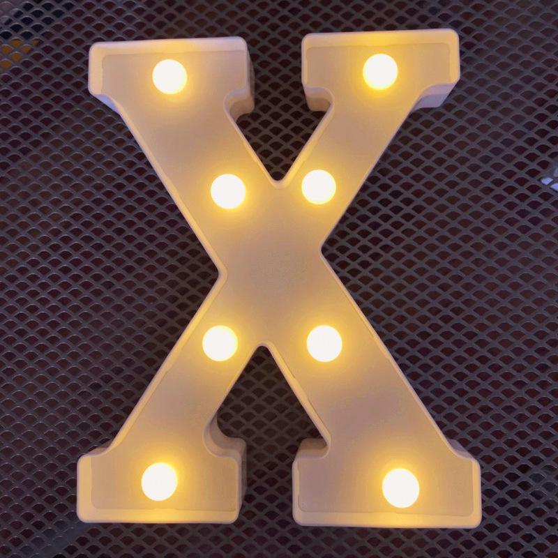 Popular 26-Letter Alphabet, Number & Symbol Lights for Events & Decor