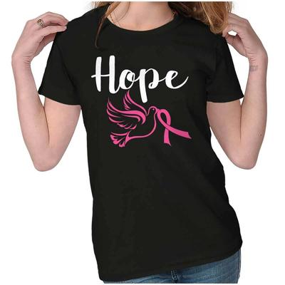 Hoffnung Rosa Schleife Brustkrebsbewusstsein BCA Damen Oberteil Junior Grafik T-Shirt