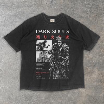 Dark Souls Vintage Washed T-shirt, Japanese Version