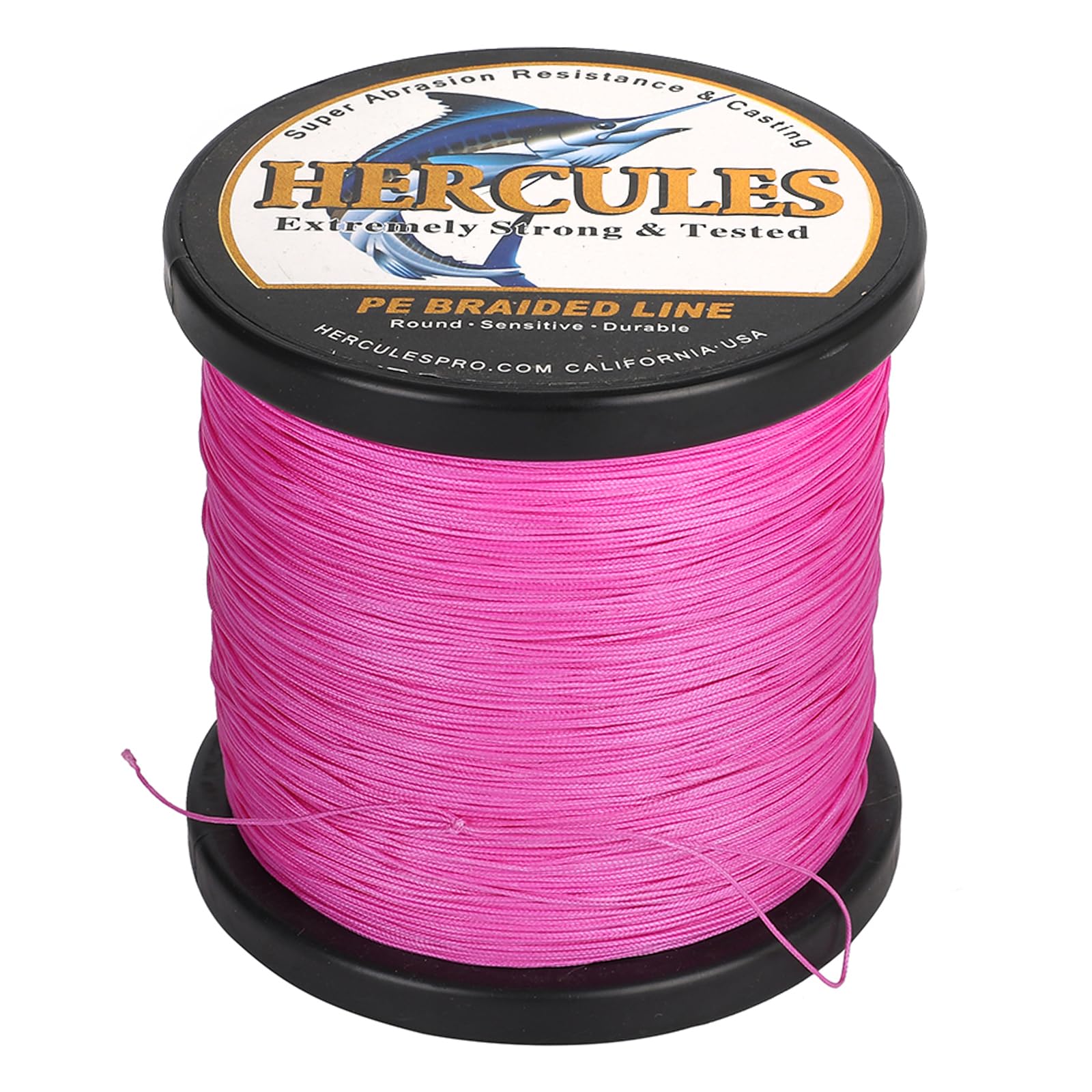 

HERCULES PE Line Fishing Line Braid Fishing Line 15 Colors Strong Casting PE X8 Line High Strength High Sensitivity Fishing Line Durability розовый