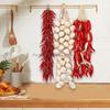 Künstliches Gemüse Schaum Chili Knoblauch Kürbis Für Zuhause Küche Wandbehang Dekoration Rote Pfeffer Schnur Bauernhof Party Falsches Obst