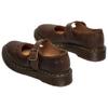 Dr. Martens Originals Comfortable Simple Chunky Heel Mary Jane Shoes Women shoes Brown 42391200