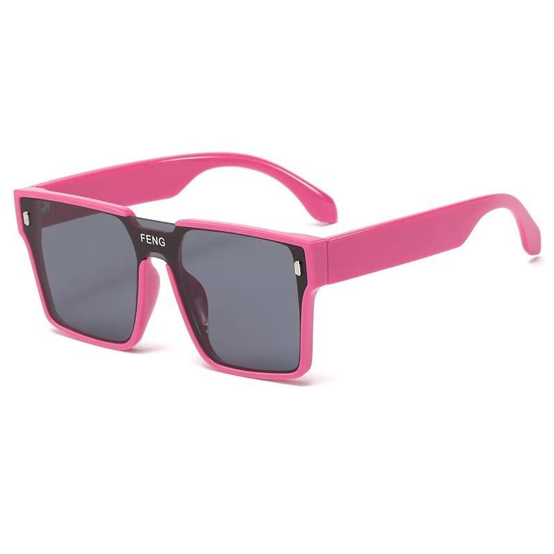 

Fashion Pc Frame Square Sunglasses For Women Men Uv400 Sun Protection Travel PurpleFrameBlackGray