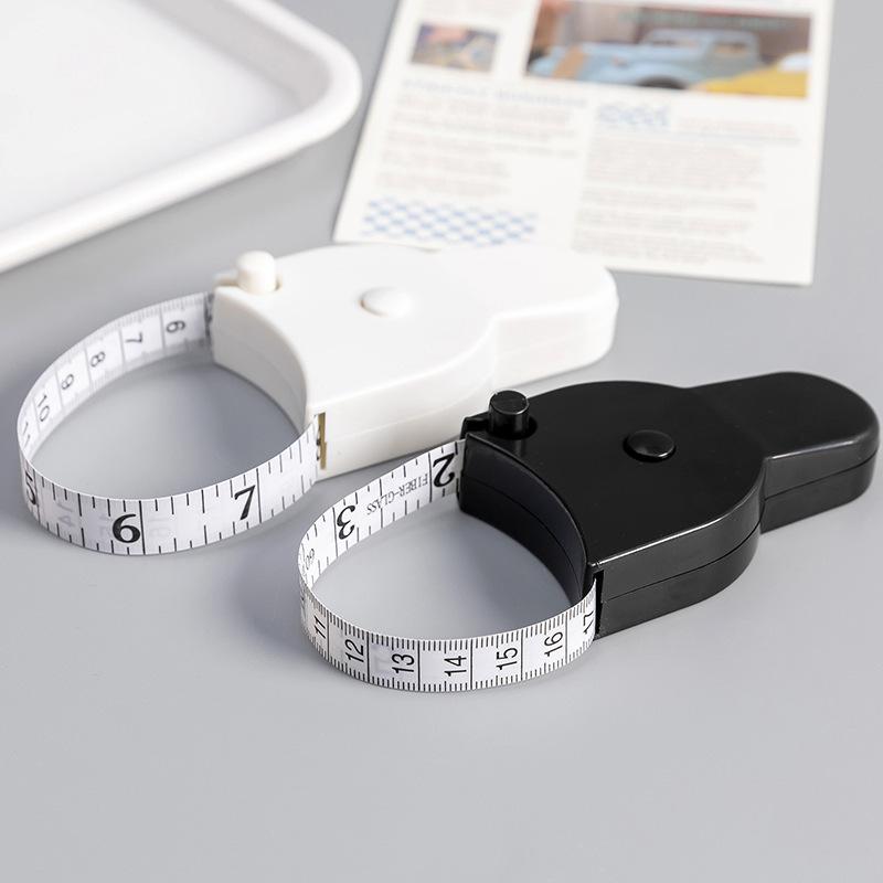

2Pcs with Handle Torch Y Shaped Tape Measure Waist Circumference Tape Measure Portable Fitness Telescopic Health Tape Measure 1.5M