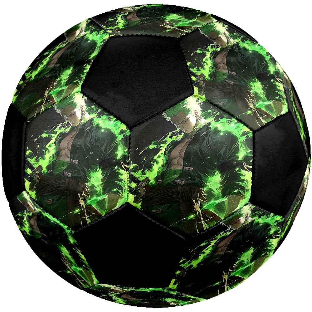 Roronoa Zoro Theme Size 5 Soccer Ball, Suitable for Both Indoor and Outdoor Matches, a Gift Suitable for Everyone.