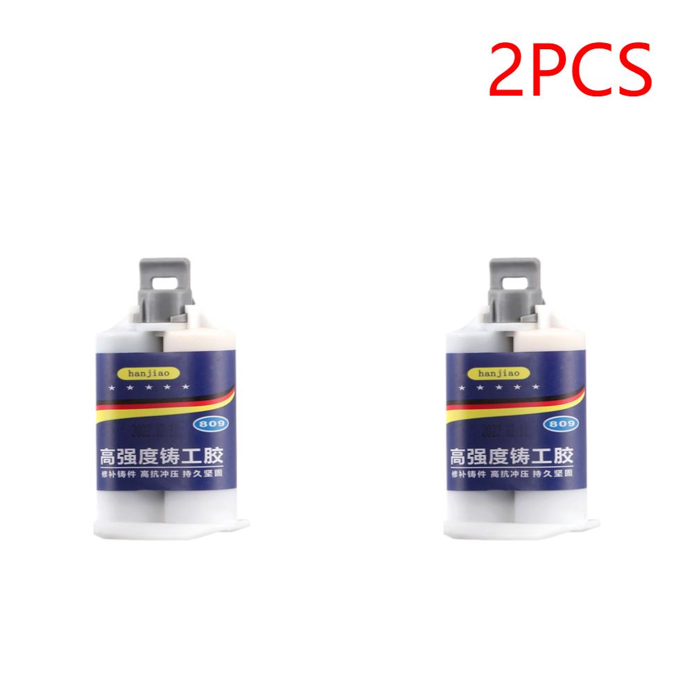 50/100g Metal Repair Glue AB Glue Strong Bond Sealant Glue Heat Resistance Metal Repair Adhesive Industrial Casting Agent