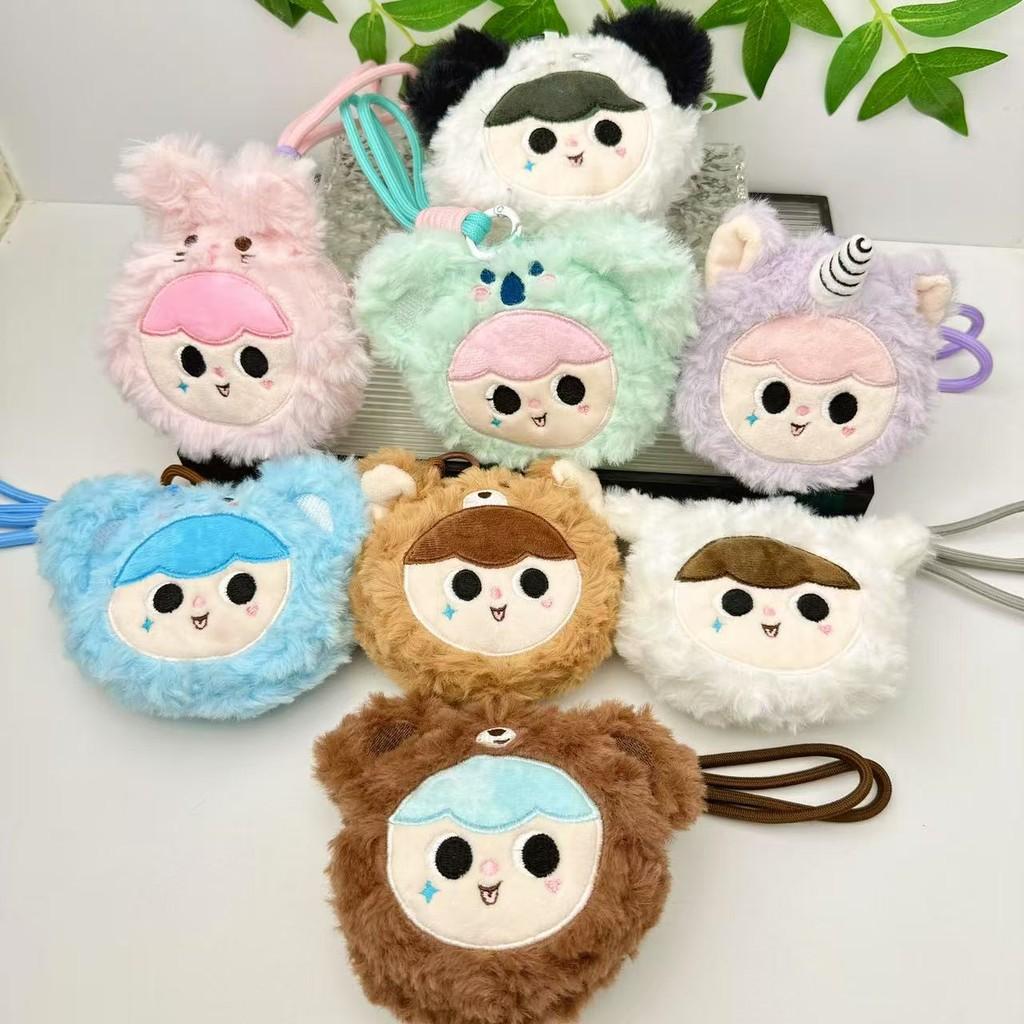 Baby Three Plush Doll Keychain With Pp Cotton Filling For Kids And Collectors