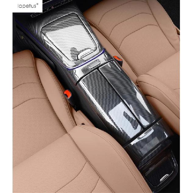 Rear Armrest Box AC Air Panel / Gear Shift / Water Cup / Hand Brake Cover Trim Accessories For Benz E-Class W214 E300 2024 2025