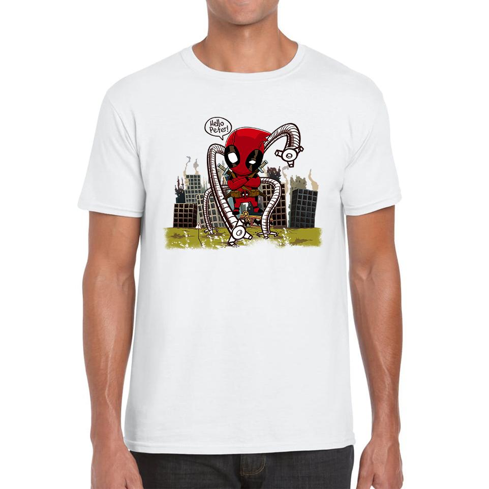 Spiderman x Deadpool Unisex Mens T Shirt Womens Tops Tees 3XL