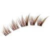 Single Cluster False Eyelashes Brown Segmented Eyelashes Fox Lashes  DIY Eyelash Extension
