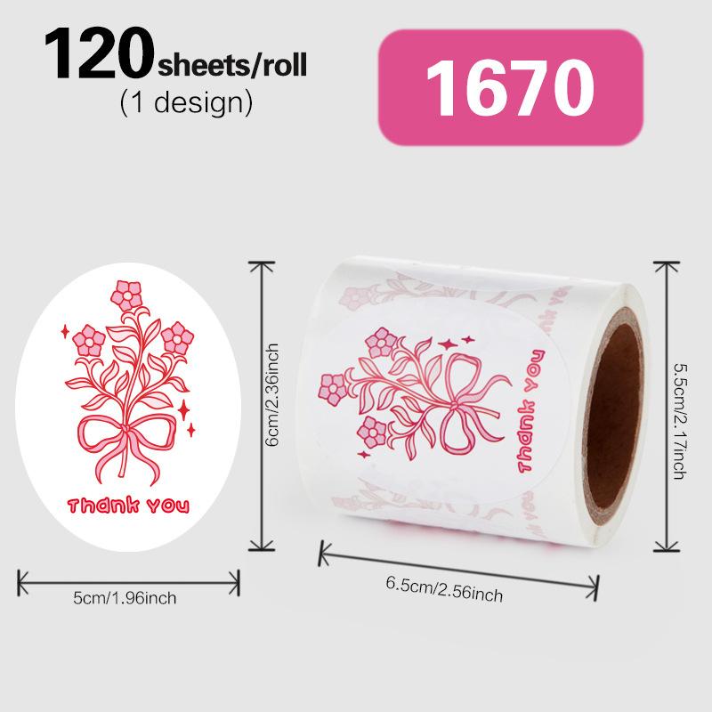 120Pcs Thank You Hava A Good Day! Sticker For Seal Labels Gift Label Business Handmade Stationery Stickers