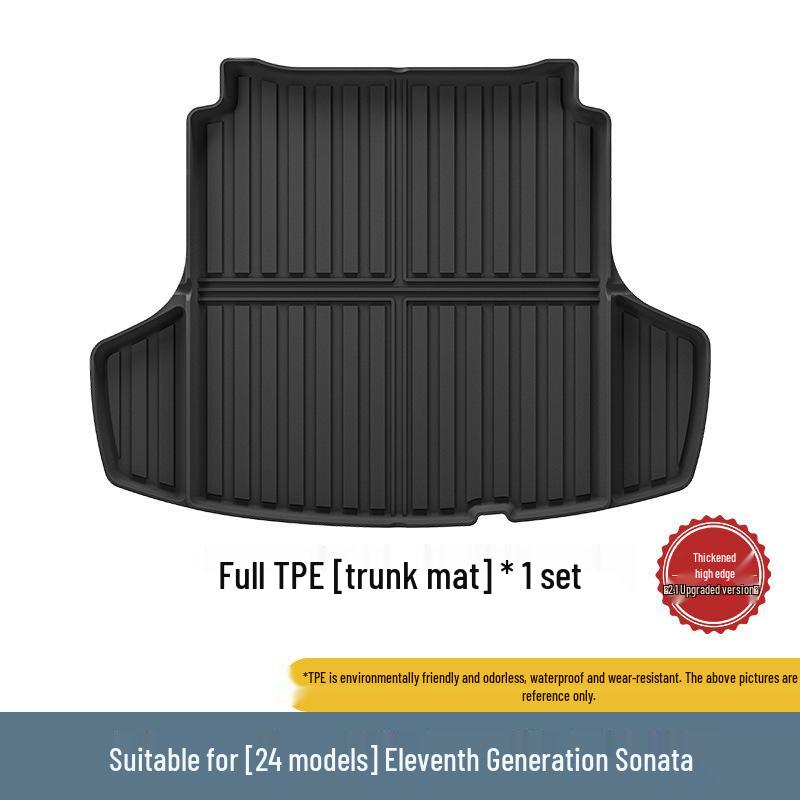 Eco-Friendly TPE Floor & Trunk Mats for 2024 Sonata 11th Gen