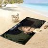 Gustav Schafer Print Beach Towel, Large Soft Quick Dry Towel for Beach Camping Swimming