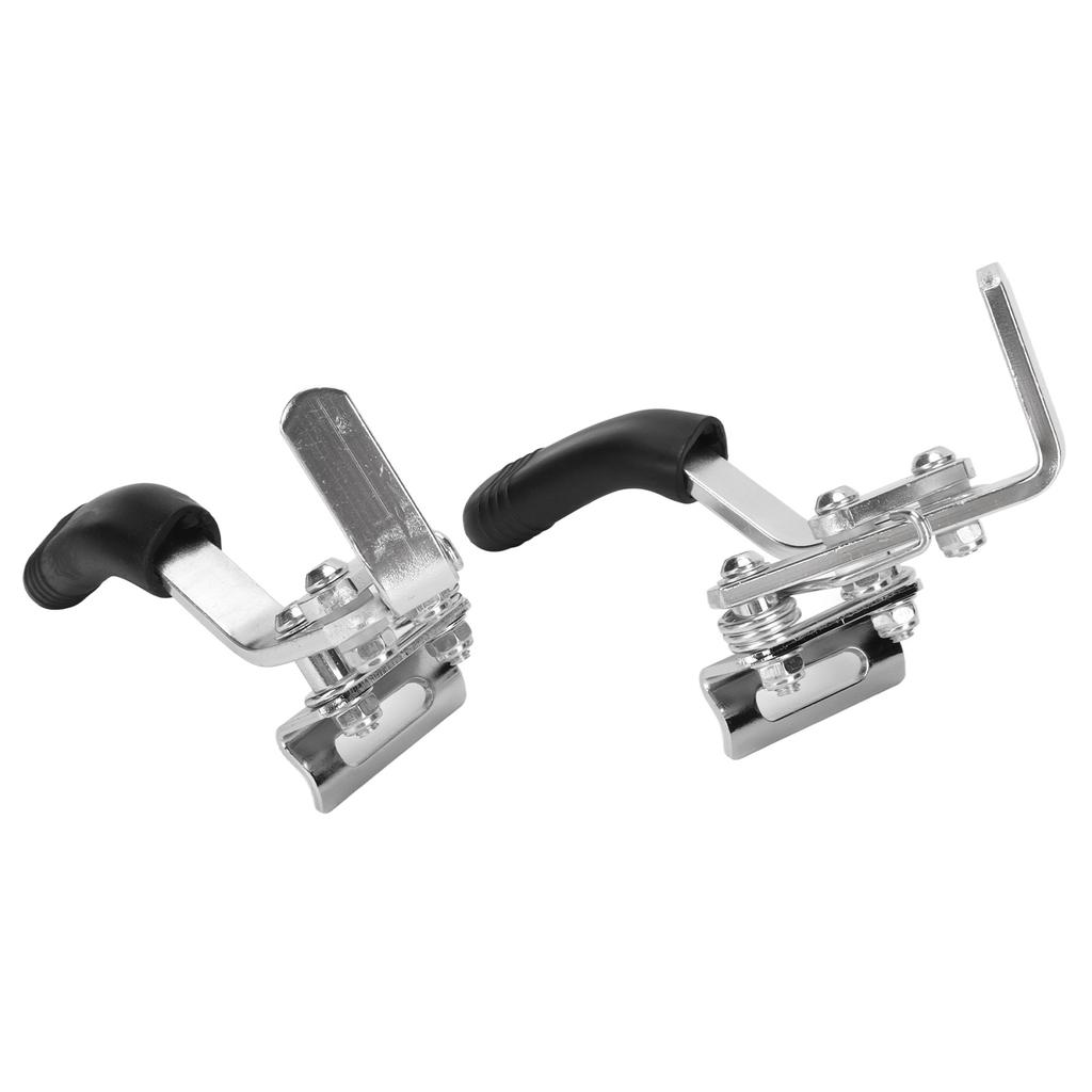 1 Pair Wheelchair Brakes Aluminium Alloy Side Mount Sensitive Easy Installation Wheelchair Hand