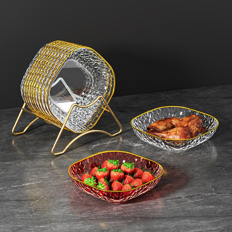 Spit Bone Plate Household Food Grade Dining Table Surface Garbage Plate Spit Bone Plate Spit Bone Plate Bone Plate Storage Slag Plate Fruit Plate