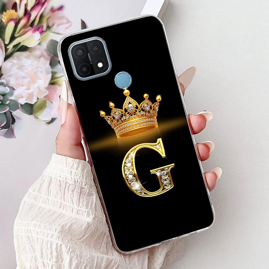 For Oppo A15 Case CPH2185 Stylish Letters Cover Clear Silicone Phone Case For Oppo A15s A 15 OppoA15 OppoA15s Soft Fundas Bumper